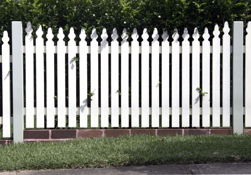 Wood Picket Fence Installation